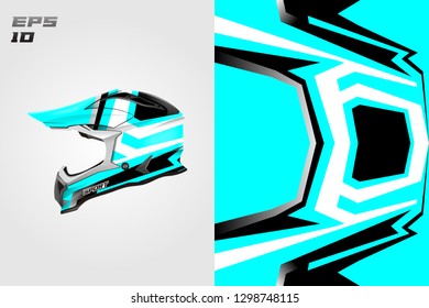 Helmet decal wrap designs vector . Livery helmet motorcycle . Sport helmet , livery, designs helmet.