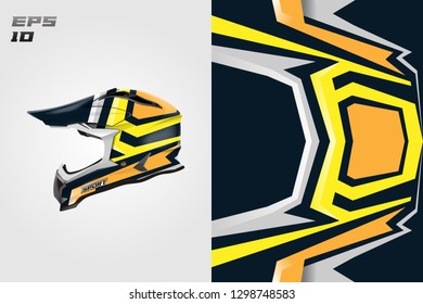 Helmet decal wrap designs vector . Livery helmet motorcycle . Sport helmet , livery, designs helmet.