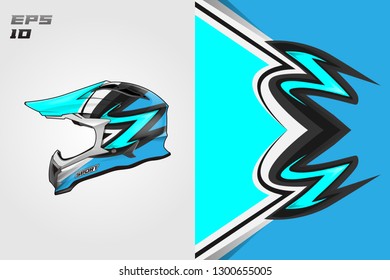 Helmet decal wrap designs vector . Livery helmet motorcycle . Sport helmet , livery, designs helmet.