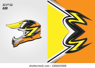 Helmet decal wrap designs vector . Livery helmet motorcycle . Sport helmet , livery, designs helmet.