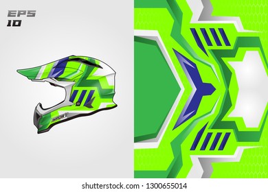 Helmet decal wrap designs vector . Livery helmet motorcycle . Sport helmet , livery, designs helmet.