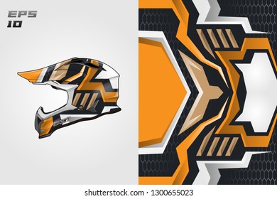 Helmet decal wrap designs vector . Livery helmet motorcycle . Sport helmet , livery, designs helmet.