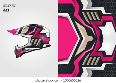 Helmet decal wrap designs vector . Livery helmet motorcycle . Sport helmet , livery, designs helmet.