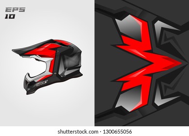 Helmet decal wrap designs vector . Livery helmet motorcycle . Sport helmet , livery, designs helmet.