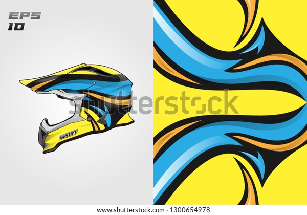 Helmet decal wrap designs\
vector . Livery helmet motorcycle . Sport helmet , livery, designs\
helmet.