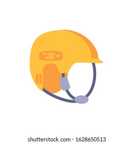 Helmet design of Construction working maintenance workshop repairing progress labor and industrial theme Vector illustration