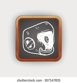 helmet doodle