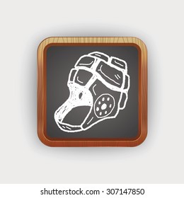 helmet doodle