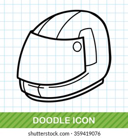 helmet doodle