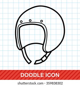 helmet doodle