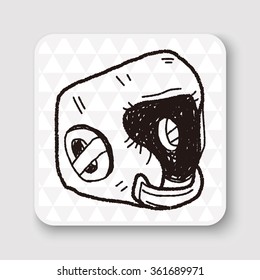 helmet doodle