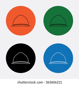 Helmet engineer icon