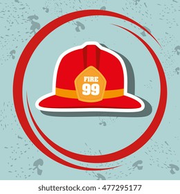 helmet fire hat icon