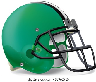 dark green football helmet