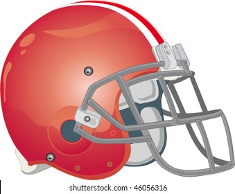 Similar Images, Stock Photos & Vectors of Football helmet icon in color