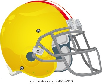 Helmet Football Team Yellow
