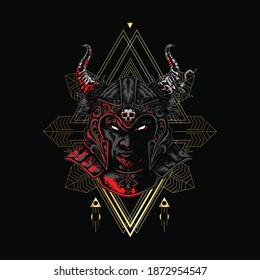 helmet gladiator illustration perfect for design