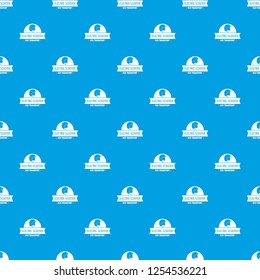 Helmet gyro scooter pattern vector seamless blue repeat for any use