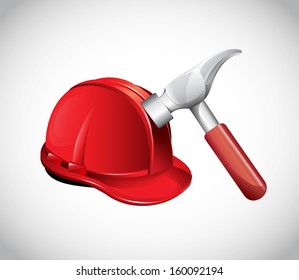 Helmet Hammer Icon