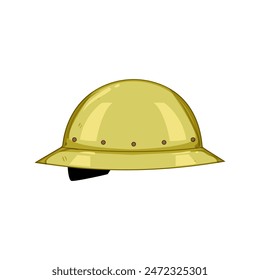 helmet hard hat cartoon. safety work, engineer worker, cap safe helmet hard hat sign. isolated symbol vector illustration
