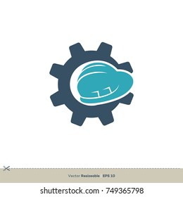 Helmet, Hard head Gear Vector Logo Template Illustration Design. Vector EPS 10.