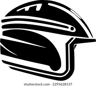 Helmet - High Quality Vector Logo - Vector illustration ideal for T-shirt graphic