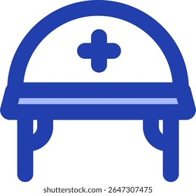 helmet icon blue style design