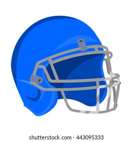 Helmet icon cartoon. 