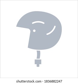 Helmet Icon Color Design Vector Template Illustration