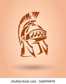 Helmet icon, Flat style, vector