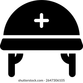 helmet icon glyph style design