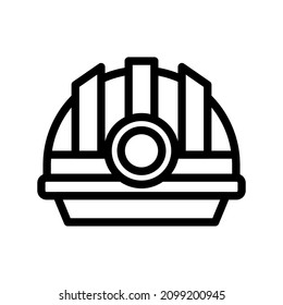 helmet icon illustratin vector graphic