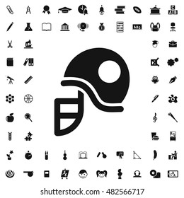 Helmet icon illustration isolated vector sign symbol