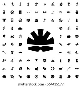 helmet icon illustration isolated vector sign symbol