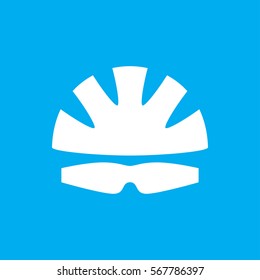 helmet icon. illustration isolated vector sign symbol