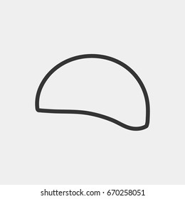 Helmet  icon illustration isolated vector sign symbol