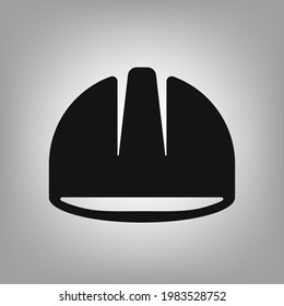Helmet icon for the interface of applications, games.