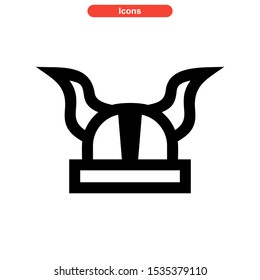 helmet icon isolated sign symbol vector illustration - high quality black style vector icons
