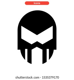 helmet icon isolated sign symbol vector illustration - high quality black style vector icons
