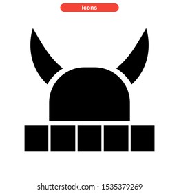 helmet icon isolated sign symbol vector illustration - high quality black style vector icons
