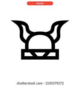 helmet icon isolated sign symbol vector illustration - high quality black style vector icons
