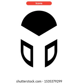 helmet icon isolated sign symbol vector illustration - high quality black style vector icons
