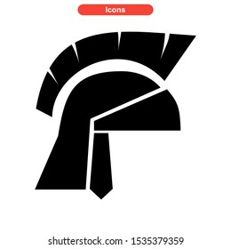 helmet icon isolated sign symbol vector illustration - high quality black style vector icons
