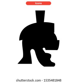 helmet icon isolated sign symbol vector illustration - high quality black style vector icons
