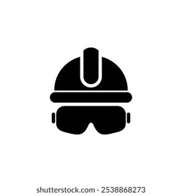 Helmet icon logo design. Motorcycle helmet sign and symbol. Construction helmet icon. Safety helmet