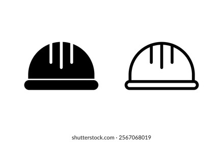 Helmet icon logo design. Motorcycle helmet sign and symbol. Construction helmet icon. Safety helmet