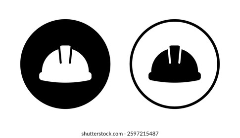 Helmet icon logo design. Motorcycle helmet sign and symbol. Construction helmet icon. Safety helmet