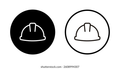 Helmet icon logo design. Motorcycle helmet sign and symbol. Construction helmet icon. Safety helmet