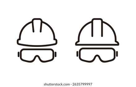 Helmet icon logo design. Motorcycle helmet sign and symbol. Construction helmet icon. Safety helmet