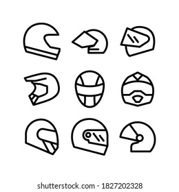 helmet icon or logo isolated sign symbol vector illustration - Collection of high quality black style vector icons
